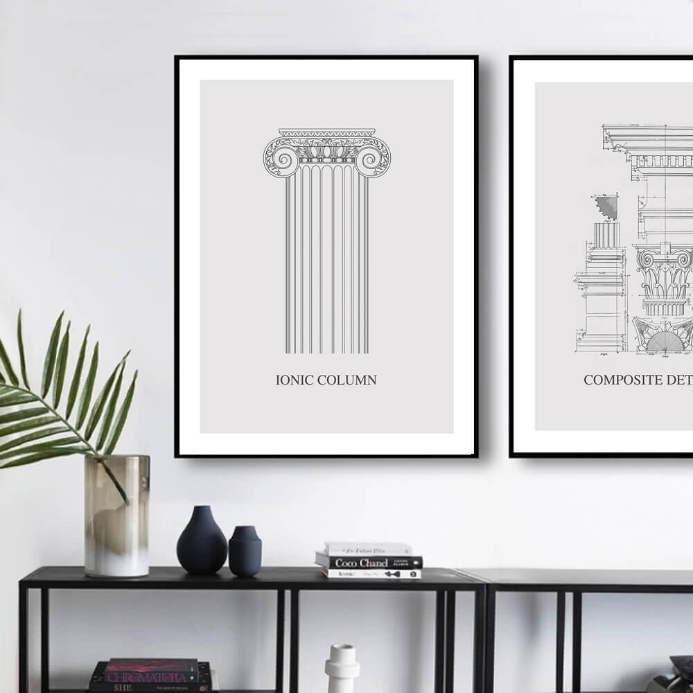 Ionic Column Art Print