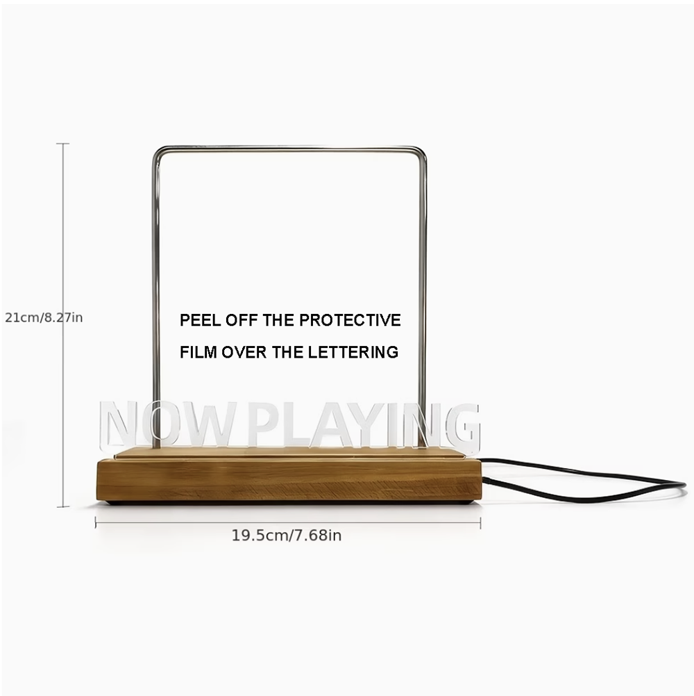 Vinyl Illuminated Record Display Stand