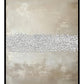 Beige Crystal Abstract (A) Art Print