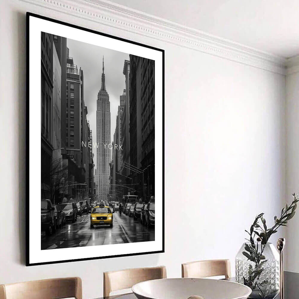 New York Taxi Art Print