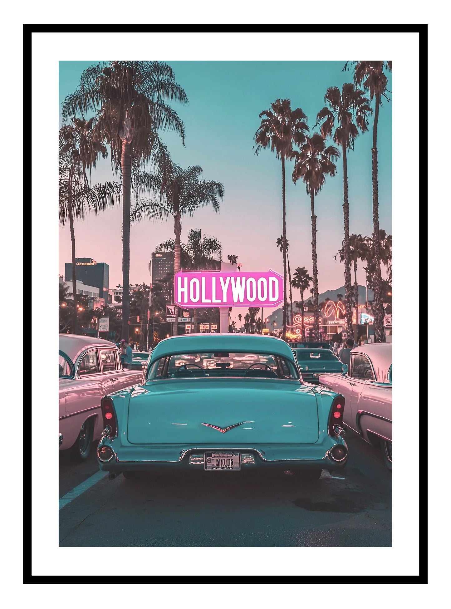 Hollywood Sign Art Print