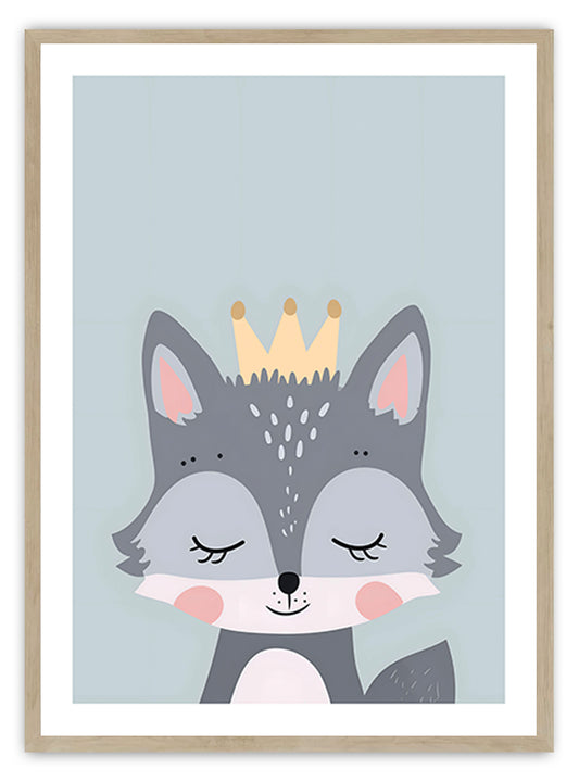 Little Fox (A) Nursery Art Print