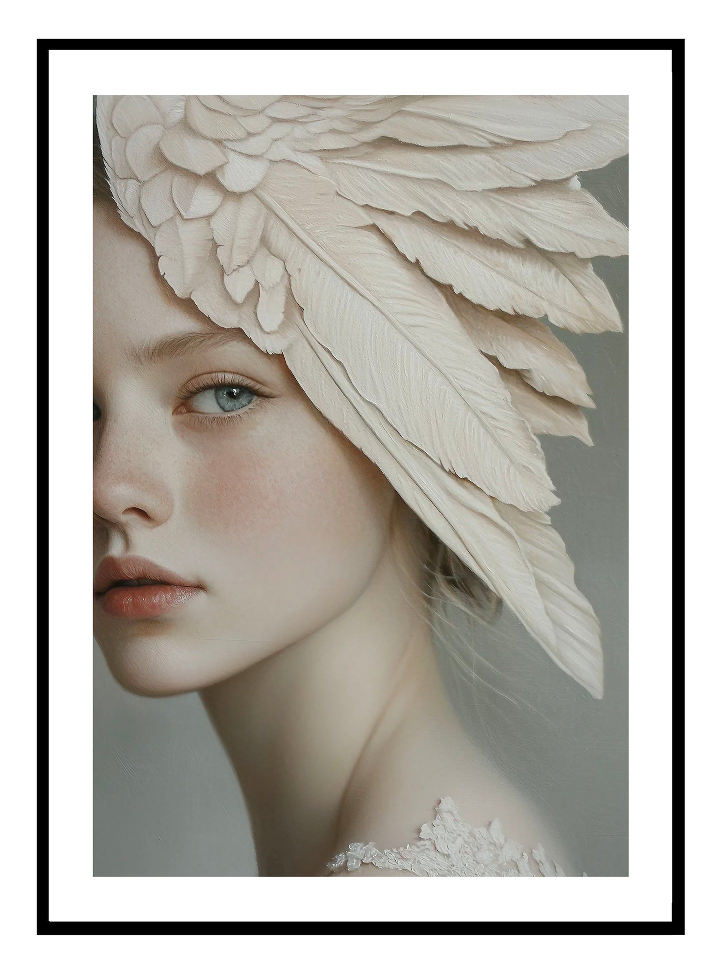 Ethereal Angel (B) Art Print