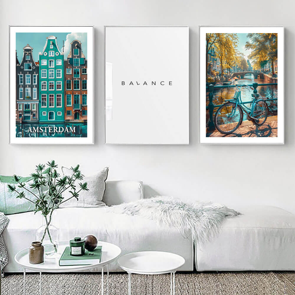 Amsterdam Canal Art Print