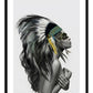 Apache Girl Art Print