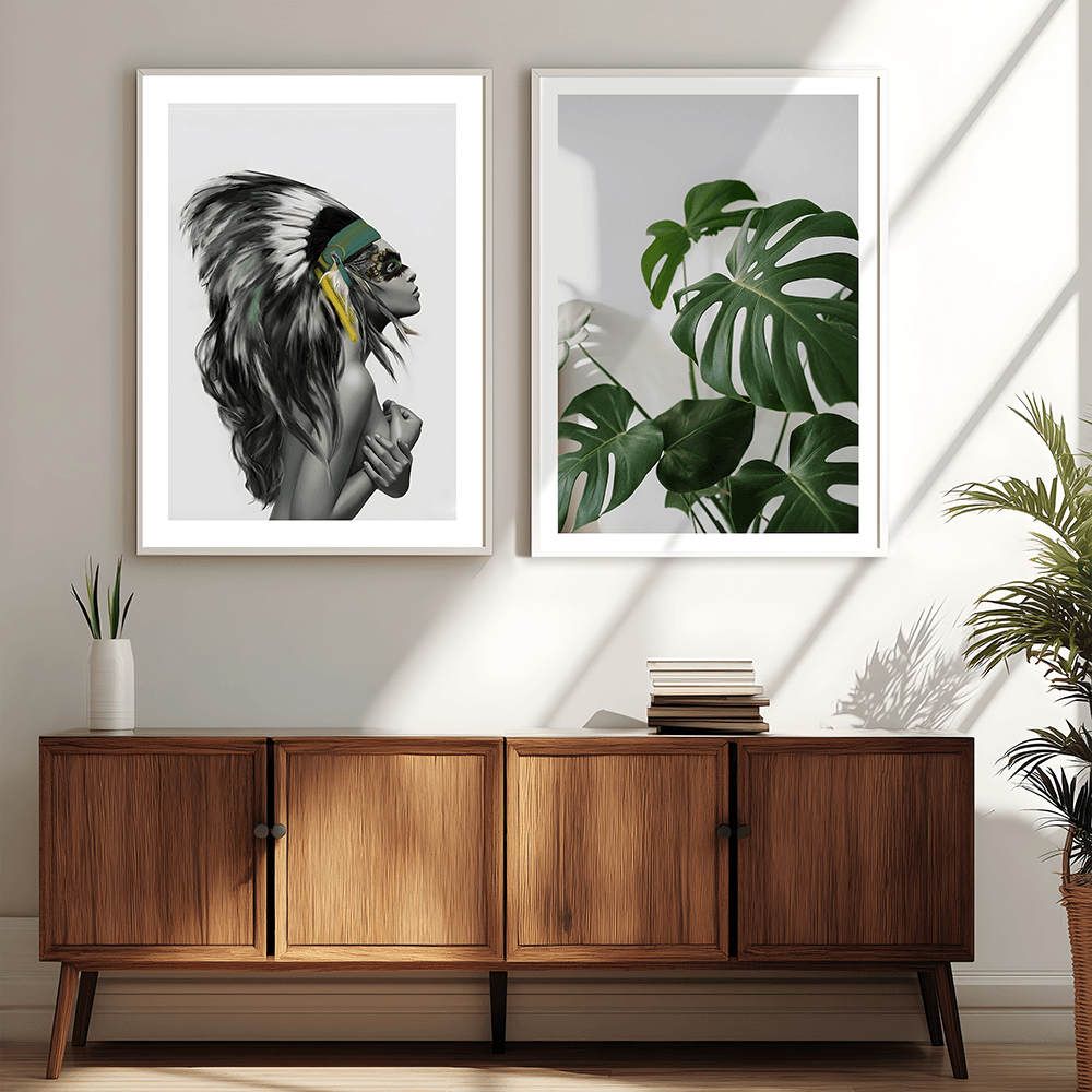 Apache Girl Art Print