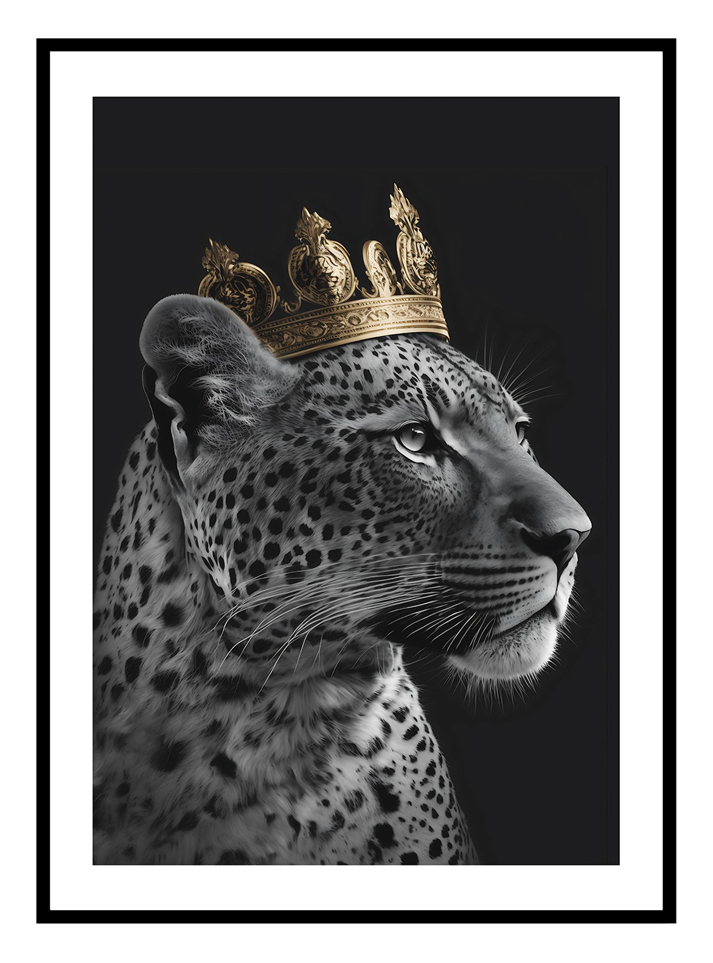 Leopard Queen Art Print