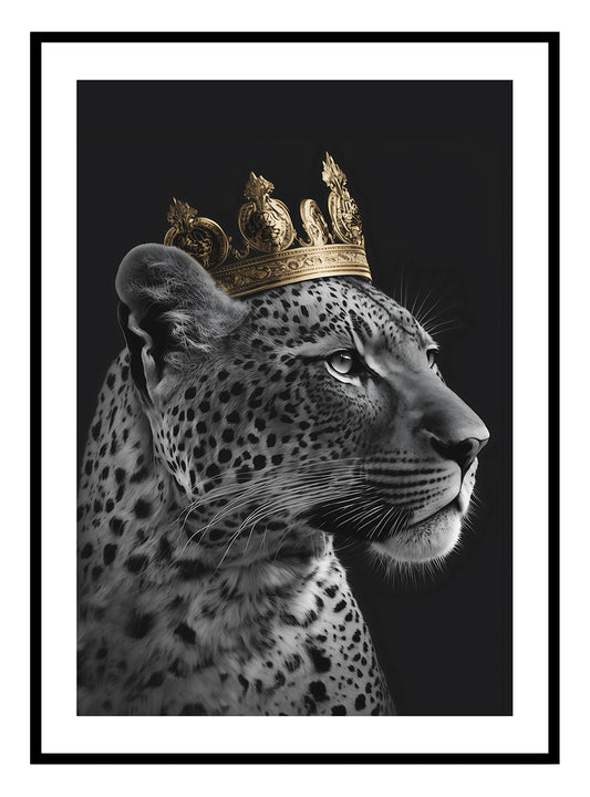 Leopard Queen Art Print