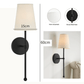 Elegance Black Wall Lamp