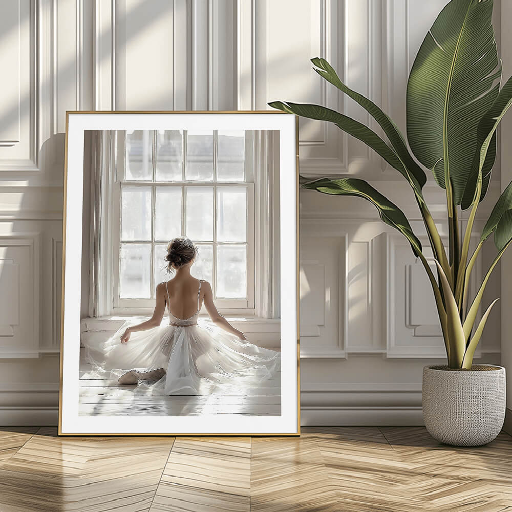 Beautiful Ballerina Art Print