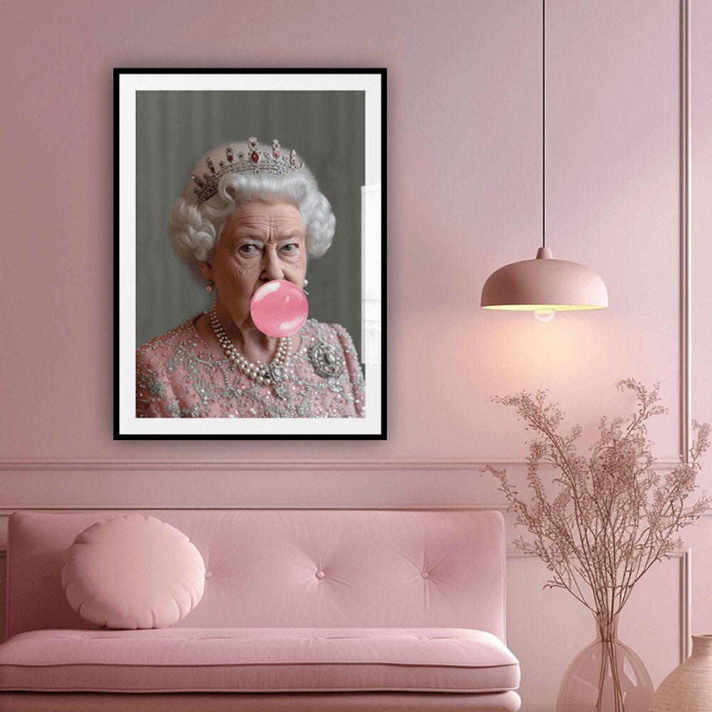 Bubblegum Queen Art Print