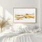 Contemporary Gold Shapes Art Print