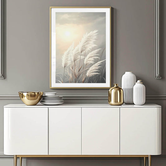 Abstrakt Gold Art Print (C)