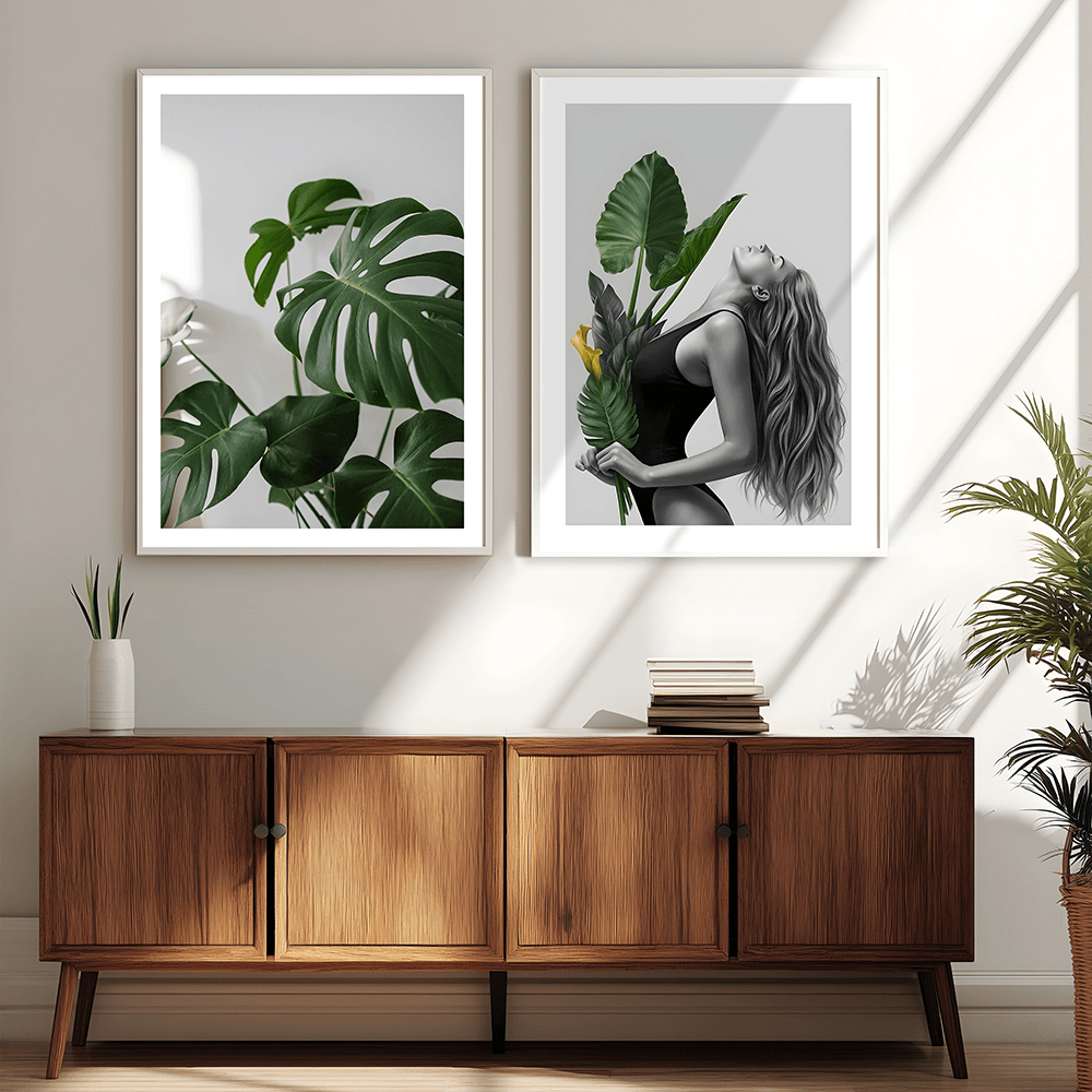 Botanical Girl (A) Art Print