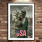 USA Lovers Art Print