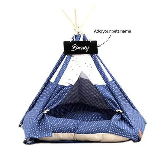 Teepee Dog or Cat Bed Tent - 6 Styles