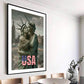 USA Lovers Art Print