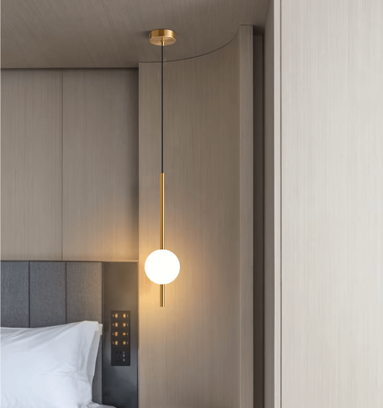 极简雪花灯 - 金色或黑色