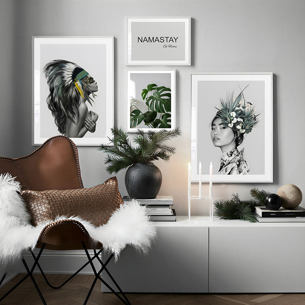Botanical Girl (D) Art Print