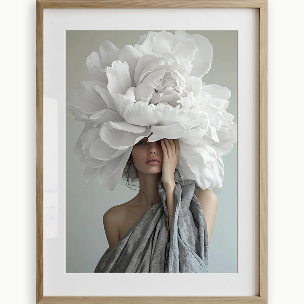 Flower Girl (B) Art Print
