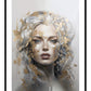 Golden Girl (A) Abstract Art Print