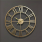 Gold or Bronze Skeleton Wall Clock - Jasmine and Jade Interiors