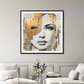Golden Girl (E) Abstract Art Print
