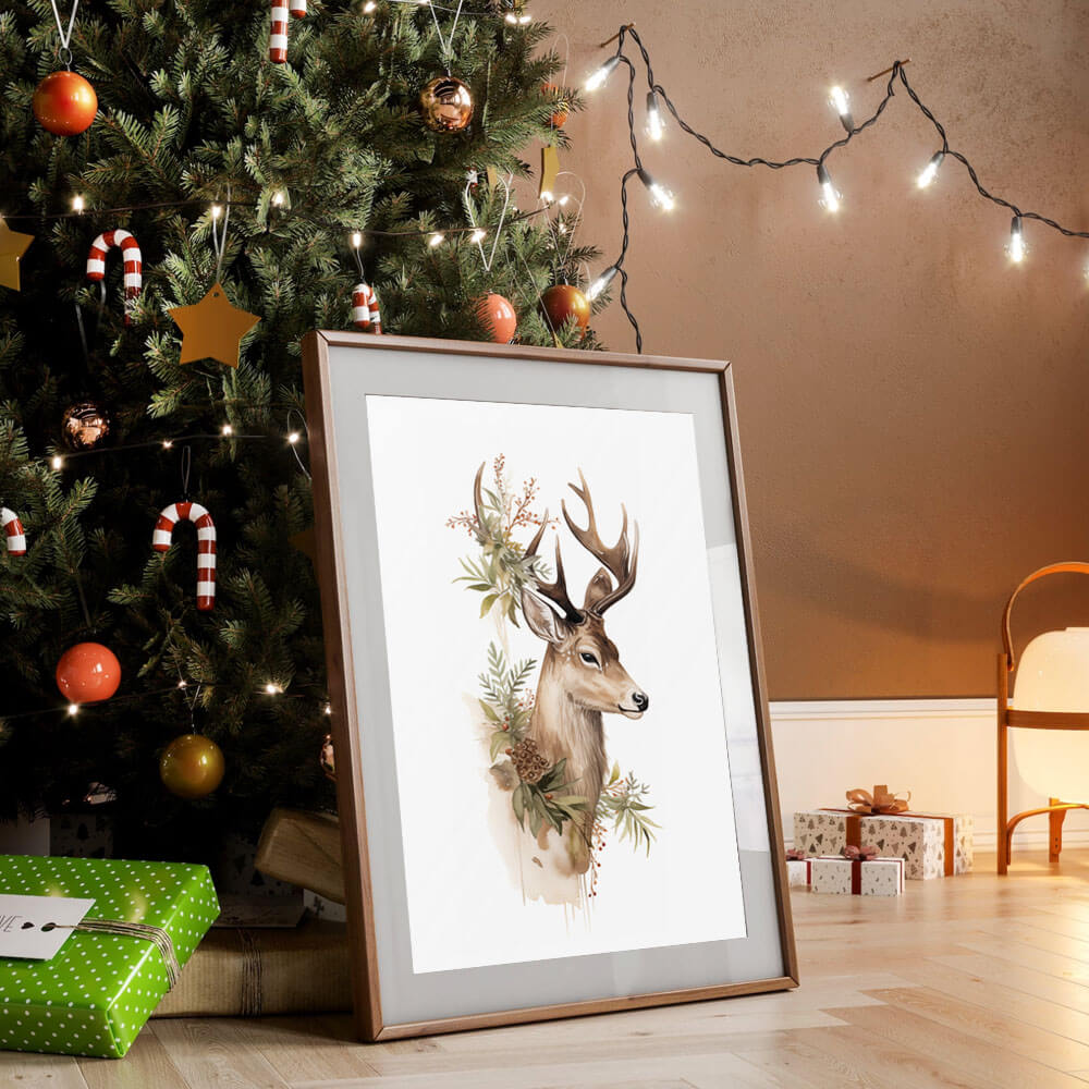 Nordic Deer Print