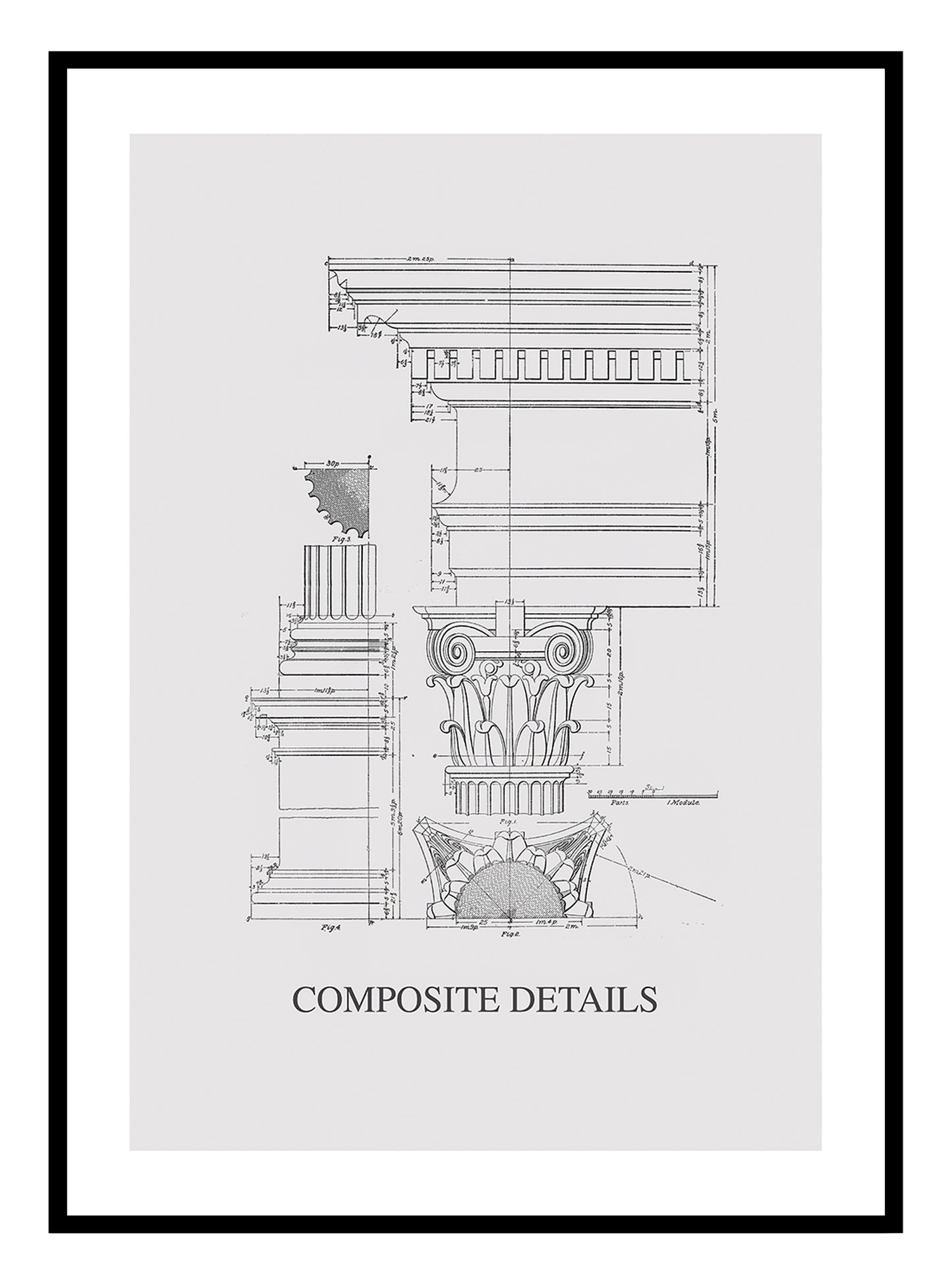 Composite Details Art Print