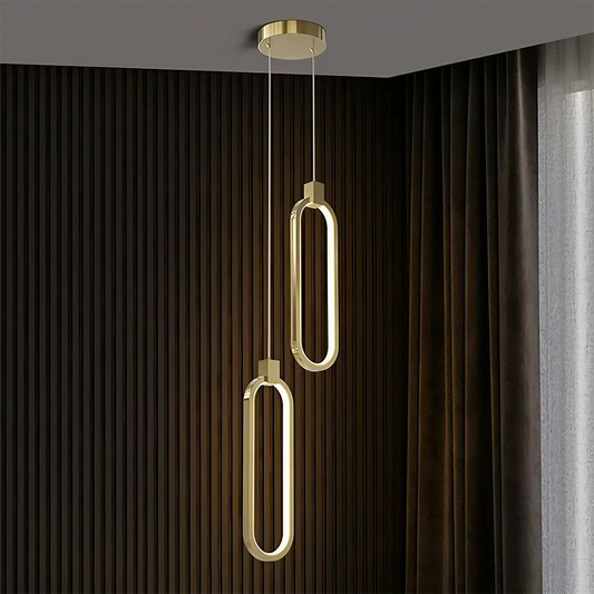 Contemporary LED Drop Lights - Gold or Black
