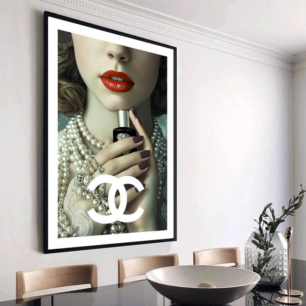 Couture-kolleksjon: Fashion Addict Art Print