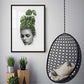 Botanisk jente (C) kunsttrykk