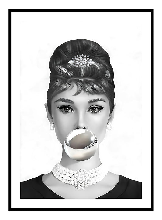 Silver Lady Art Print