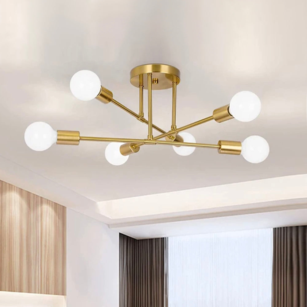 Sputnik Ceiling Light - 6 Colours