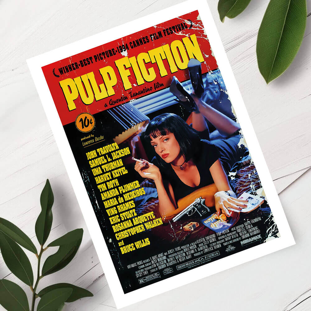 Pulp Fiction - Mia Wallace Art Print (A)