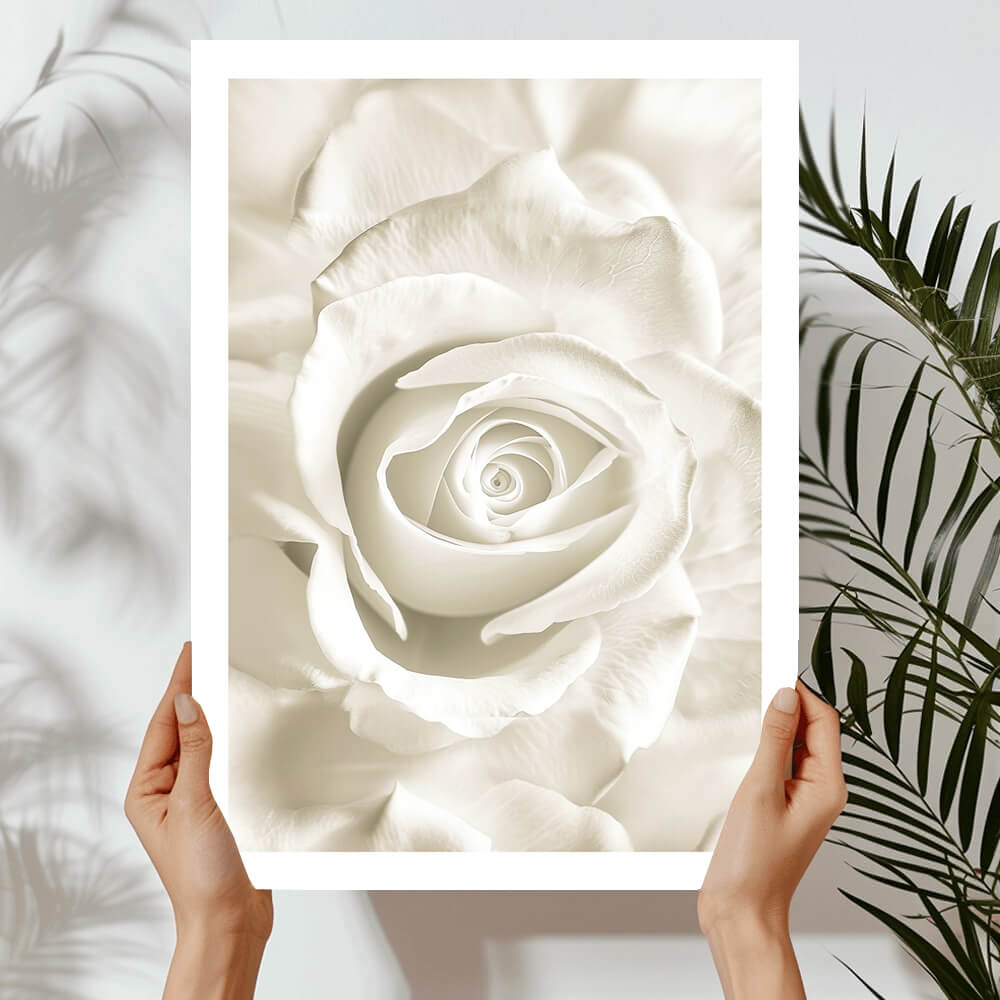 White Rose Art Print