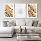 Golden Agate Art Print (A)