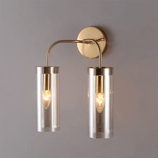 Elite Glass Wall Lamp - Double