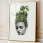 Botanisk jente (C) kunsttrykk