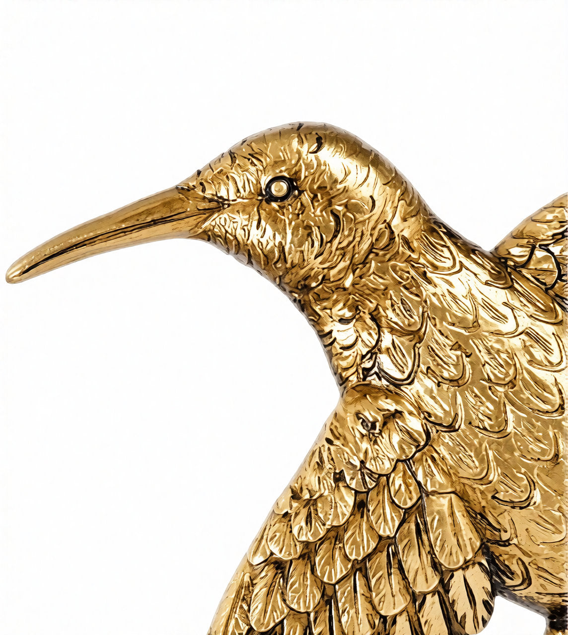 Gold Hummingbird Wall Decor Set