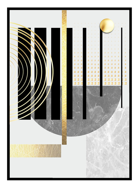 Nordic Gold Art Print (B)