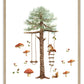 Enchanted Tree, Nursery Art Print