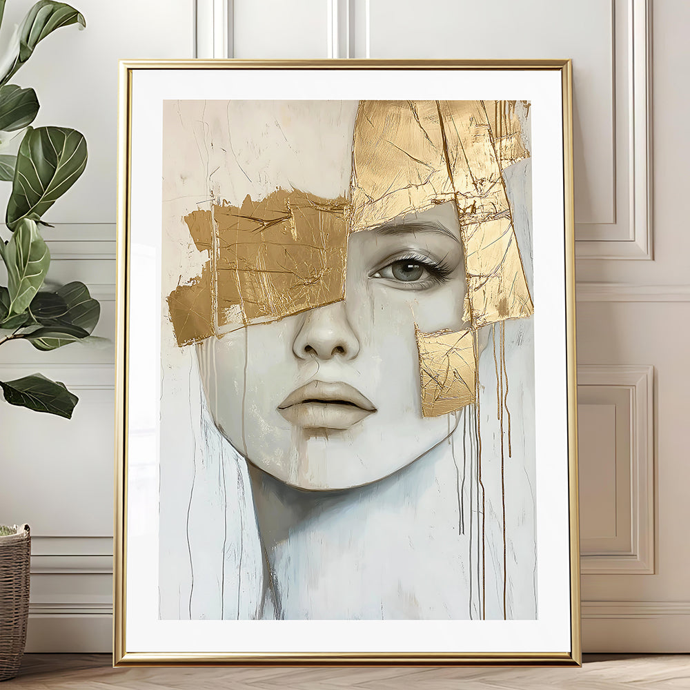 Golden Lady (A) Art Print