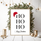 Ho Ho Ho, Christmas Print