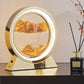 The Sands of Time Lamp - Rotating LED Sand Art Lamp - Gold Frame