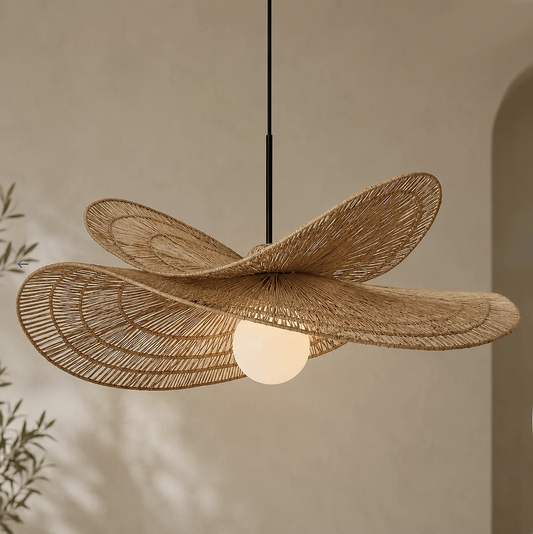 Cysgodlamp tlws crog Lotus Wabi Sabi