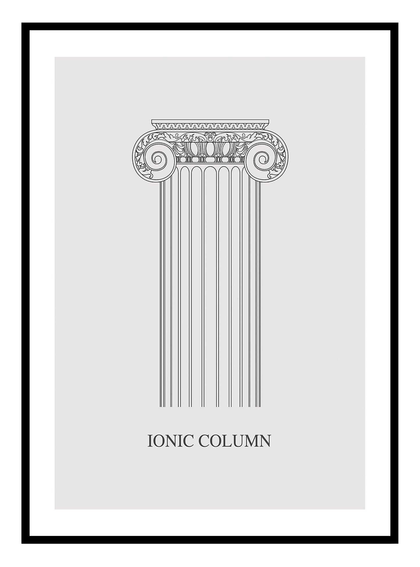 Ionic Column Art Print