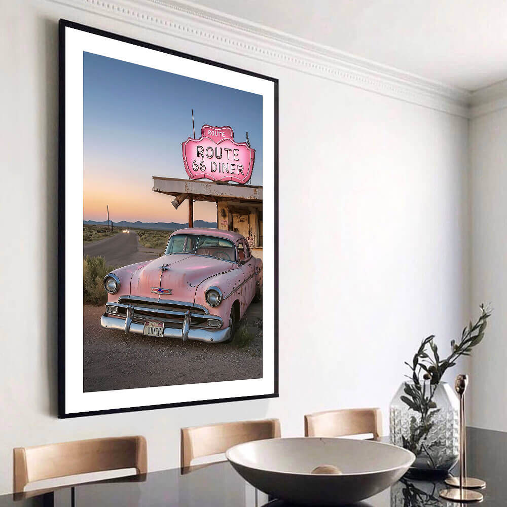 Route 66 Diner Art Print