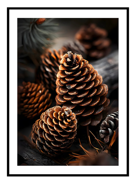Fir Cones Art Print