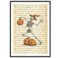 Halloween Skeleton Art Print